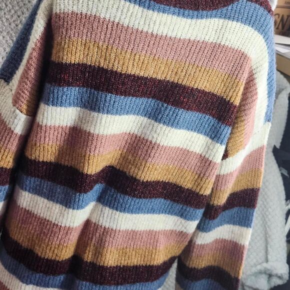 Bobeau Women's striped sweater Cozy - Picture 2 of 4